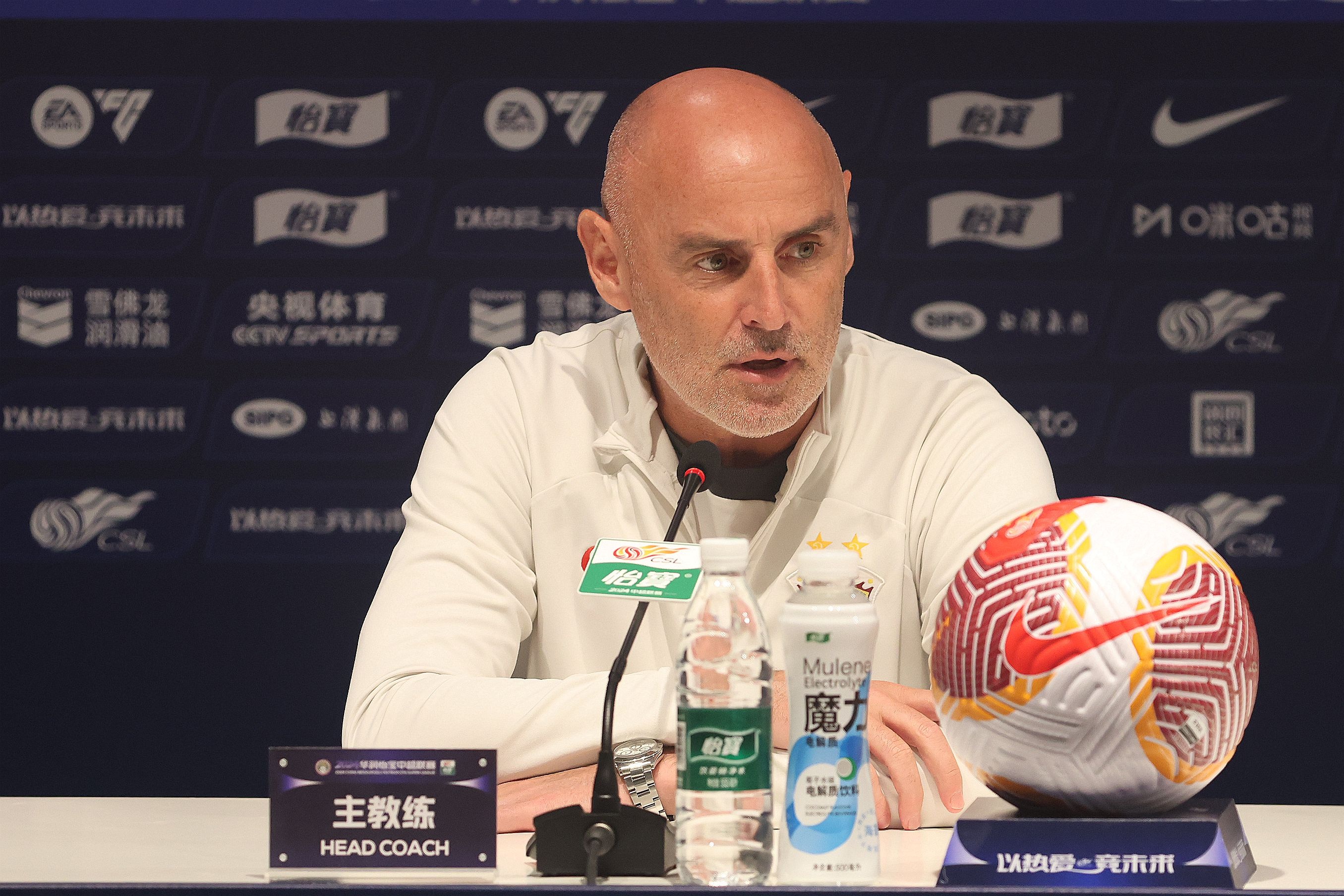 海港4-0三镇，穆斯卡特：展现信念与连续性