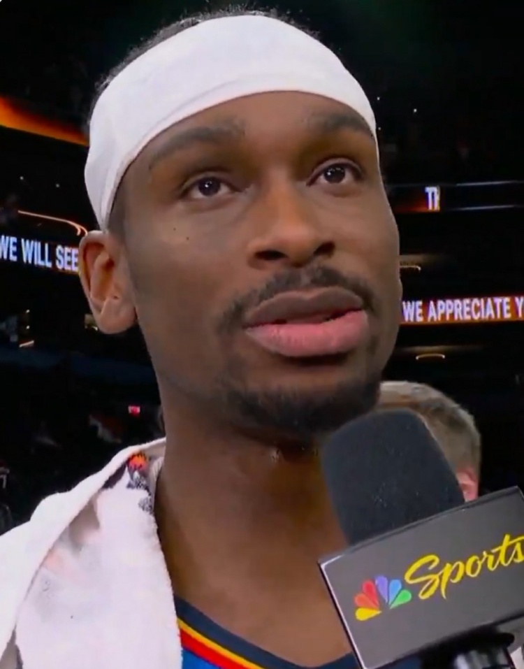 雷霆4-0横扫太阳 亚历山大：后续会研究火湖强弱项