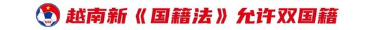 越南修法允许双重国籍，启动百人血缘归化名单备战世预赛