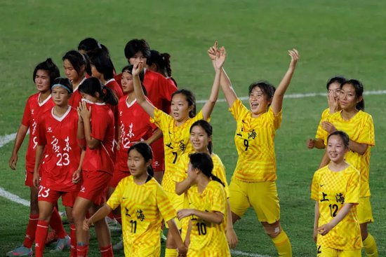 十五运U16女足决赛：上海点球制胜1-0广东夺竞体首金