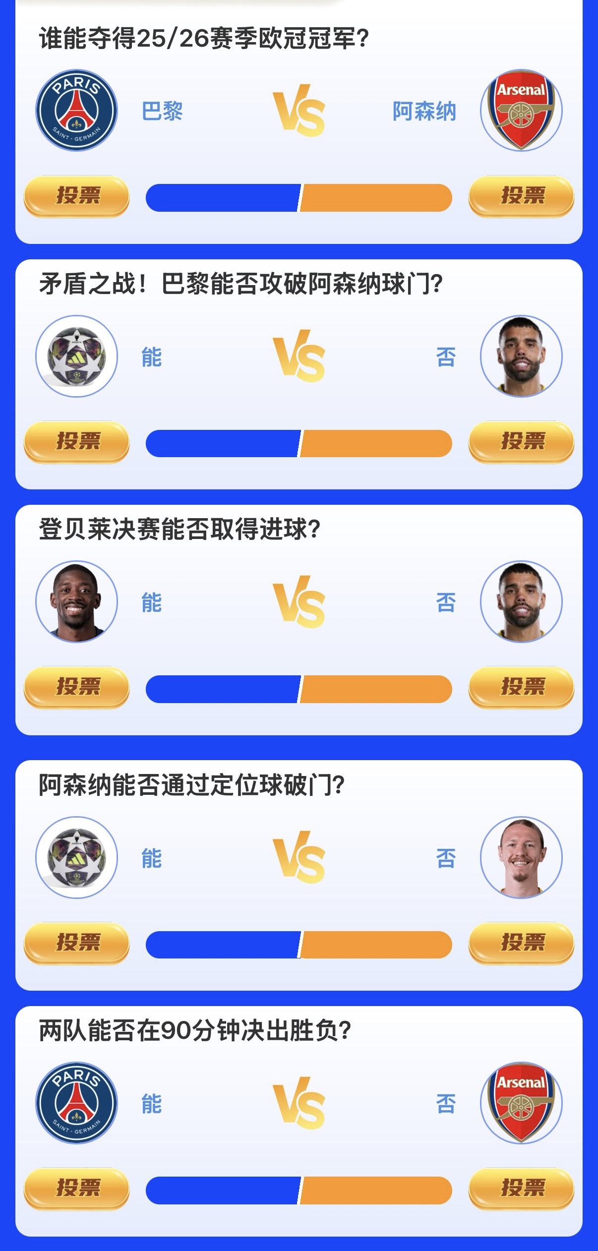 欧冠决赛数据极端反差：巴黎44球矛尖 vs 阿森纳6失球盾固